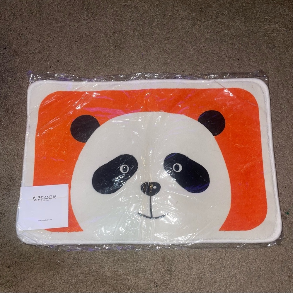 Panda Face Bath Mat